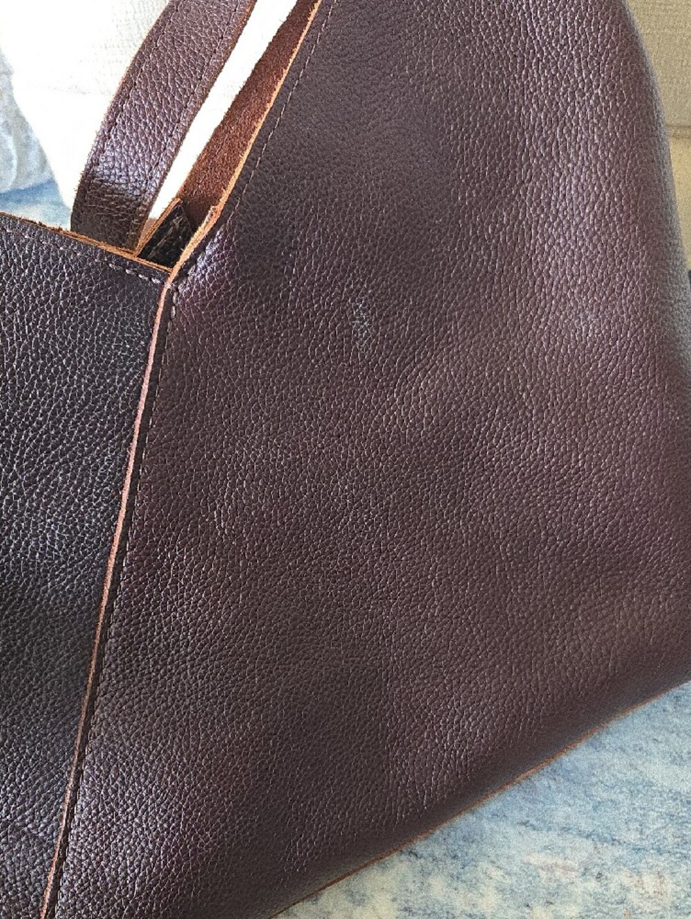Portland Leather Oversized Naomi-Coldbrew - Gem